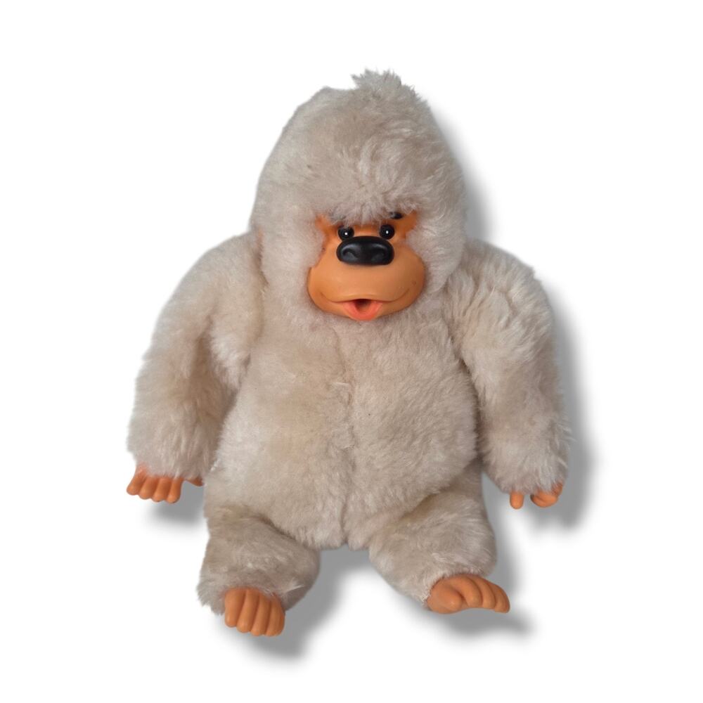 Vintage Russ Baby Gonga Monkey Thumb Sucking Suck Gorilla Ape 9” Plush Soft Toy